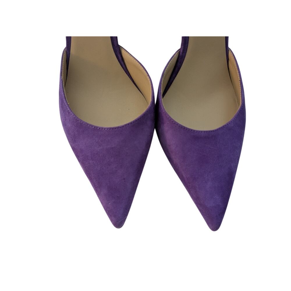 NWOB M. Gemi Sz 37 EU (6.5 US) MIA Mis Due Purple Suede Sandal Pumps - Picture 5 of 9